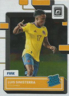 Luis Sinisterra Colombia Panini Donruss Soccer 2022/23 Optic Rated Rookies #195